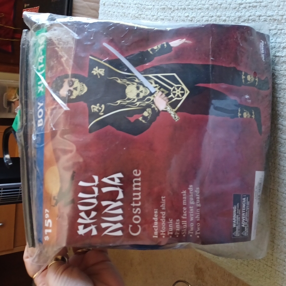 Kids Skull Ninja Costume - Picture 1 of 4